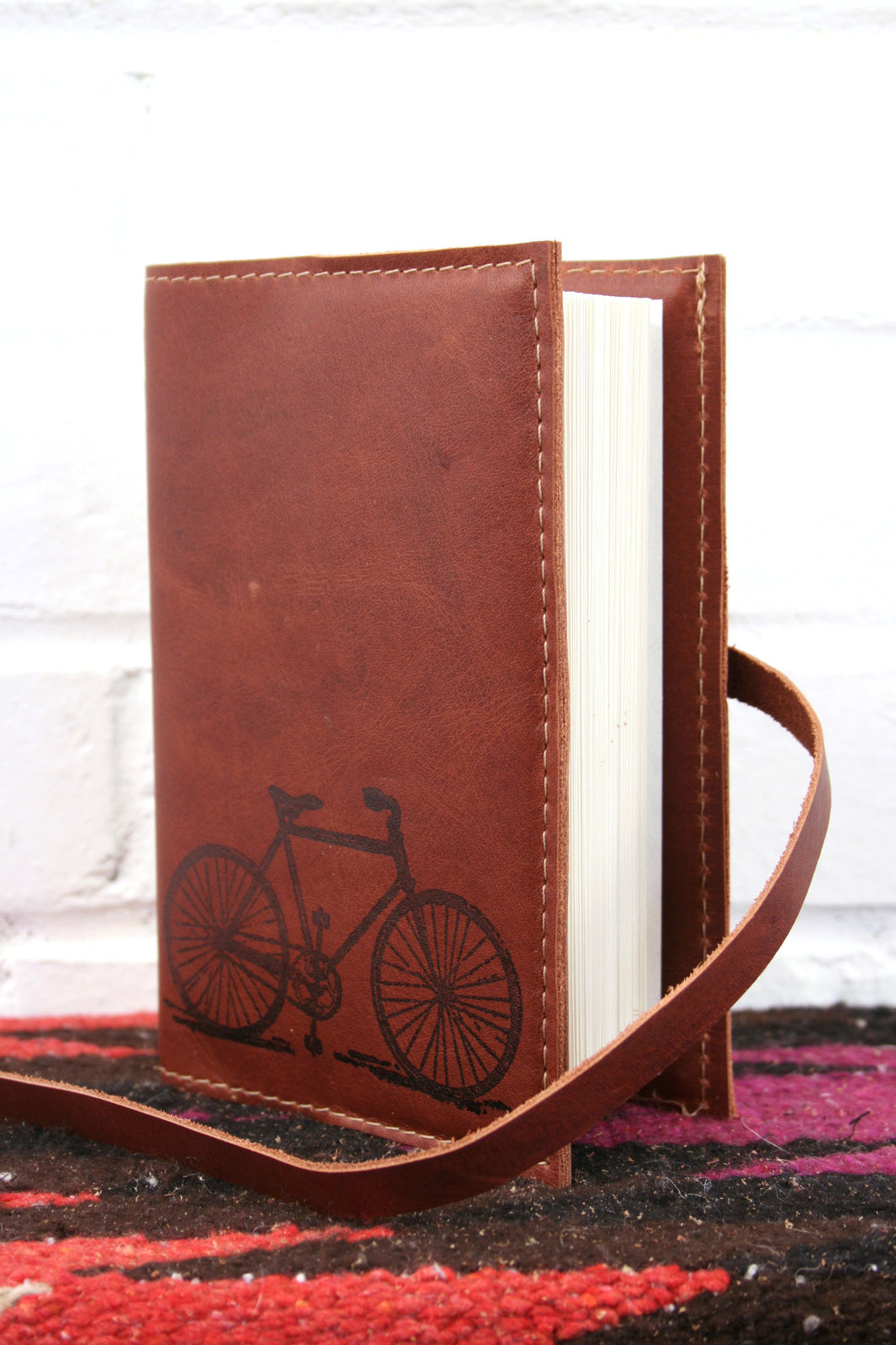 leather journal, in blue handmade, custom leather, sketchbook, monogram