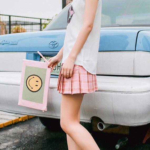 Cute grid pleated skirt SD00628 - SYNDROME - Cute Kawaii Harajuku Street Fashion Store