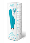 The Mini Rabbit Rechargeable Silicone Vibrator - Blue - Small