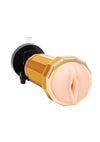 ZOLO Vibrating Mountable Stroker - Gold