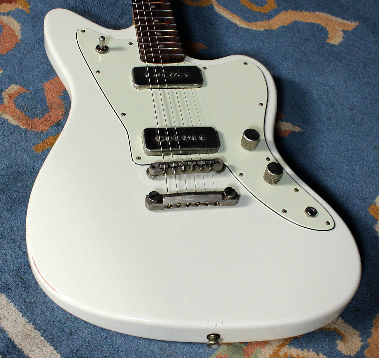Fano JM6-P90 Standard Guitar in Olympic White | Humbucker Music