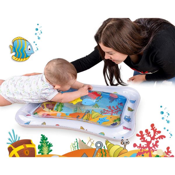 ultimate tummy time inflatable water mat for infants