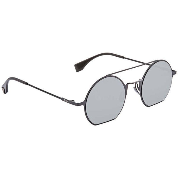 fendi black round sunglasses