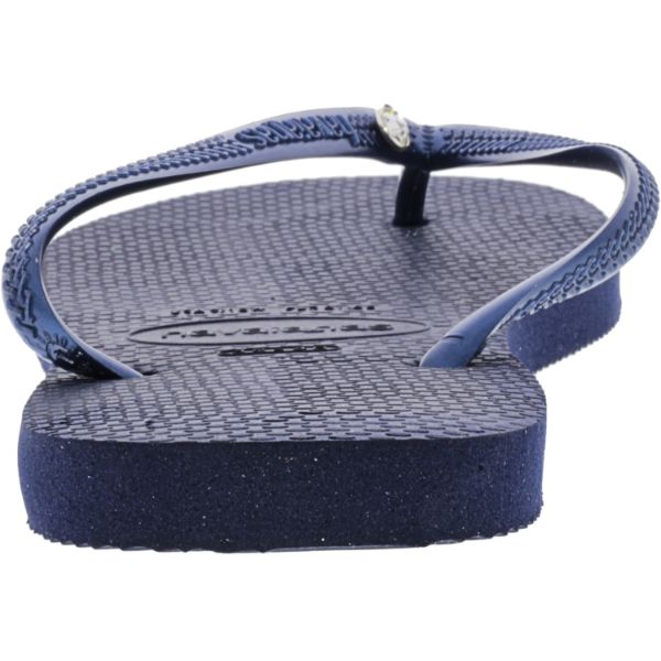 navy havaianas with crystal