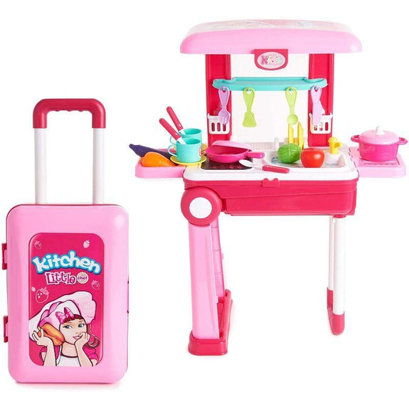 toy chef travel kitchen set