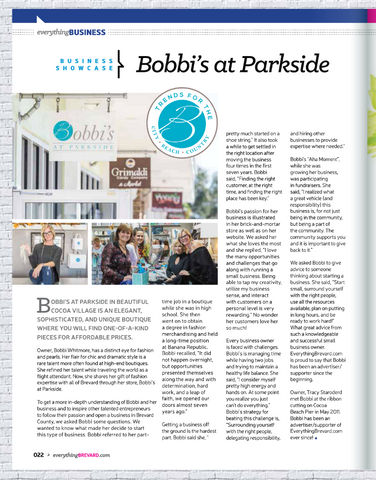 Bobbi's At Parkside Historic Cocoa Village Central Florida