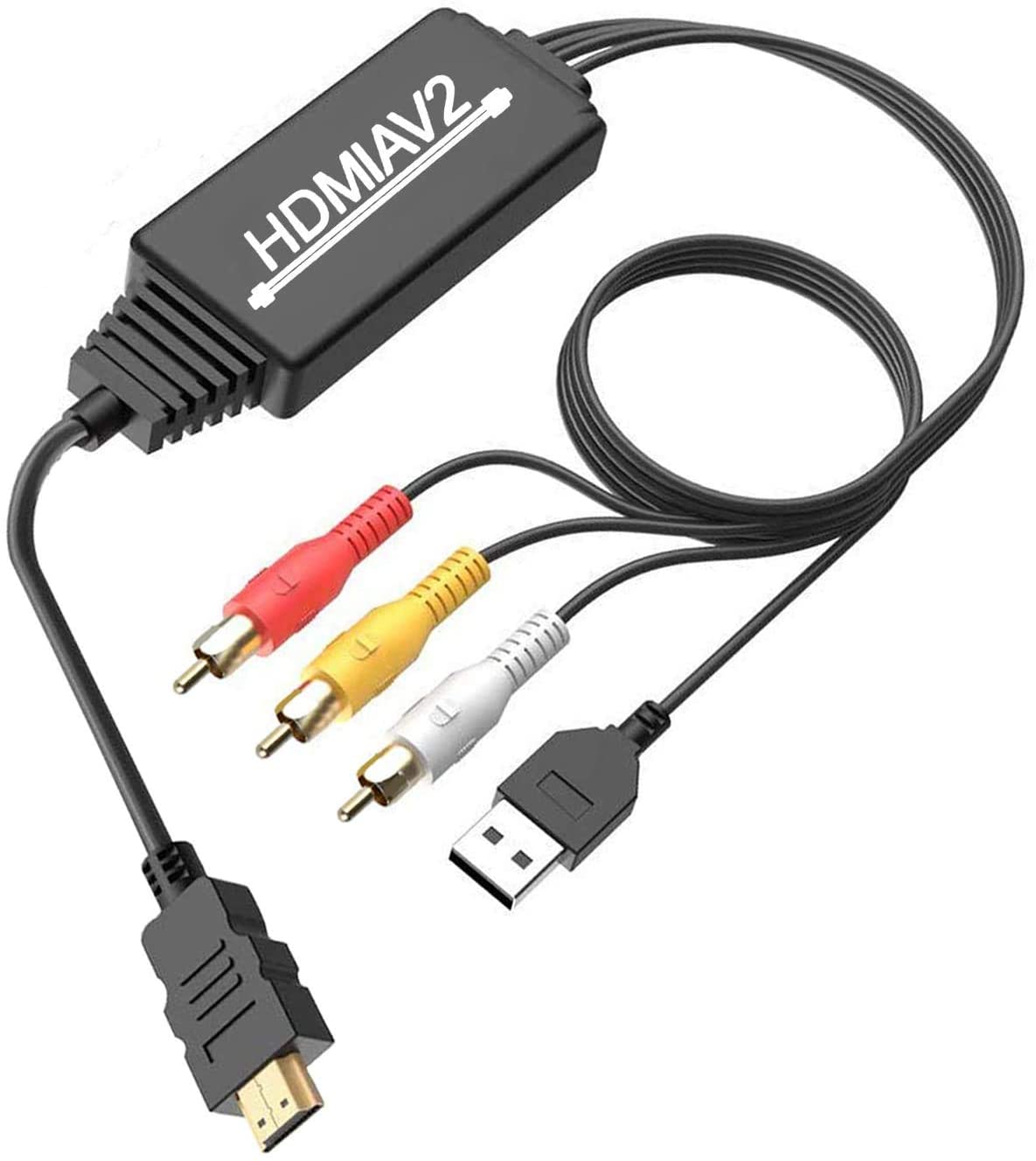 server Dislocatie Onverschilligheid DIGITNOW! HDMI to RCA Converter, HDMI to RCA Cable Adapter, 1080P HDMI