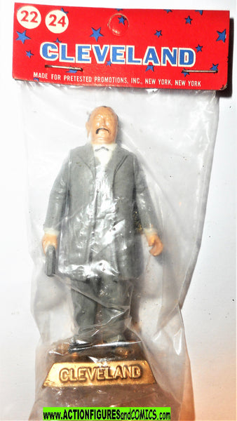2 figures 1-rare 36th PRESIDENT JOHNSON  Vintage 1960s Marx 2.5" Figure 