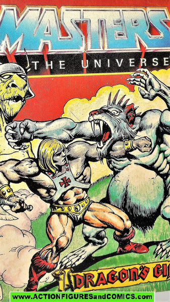 Masters of the Universe DRAGON'S GIFT 1983 vintage mini comic He-man –  ActionFiguresandComics