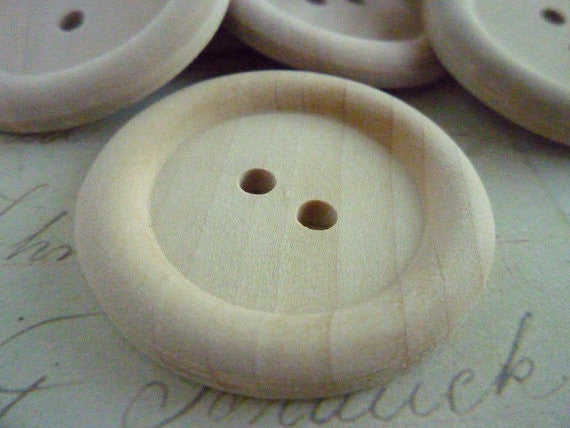 extra large wooden buttons