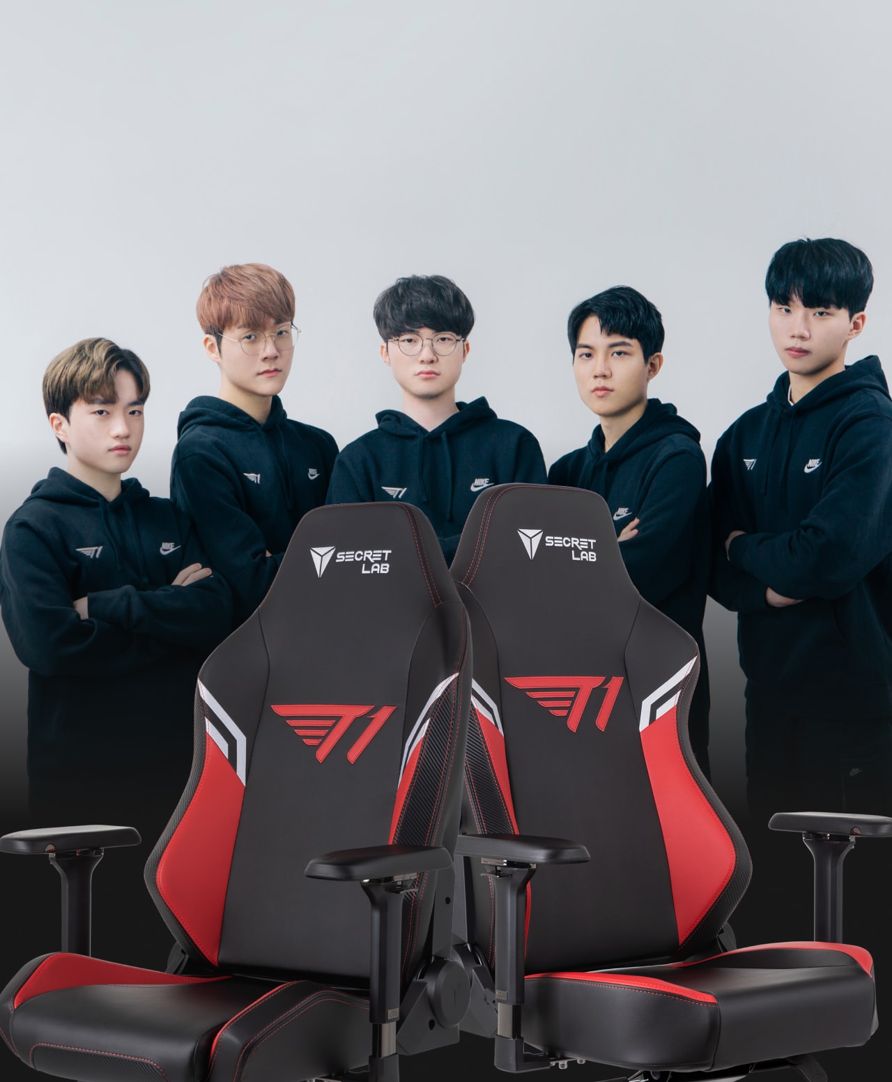 Secretlab x T1 - OMEGA and TITAN Special Edition Gaming Chairs