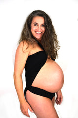 hisOpal Swimwear on a pregnant woman