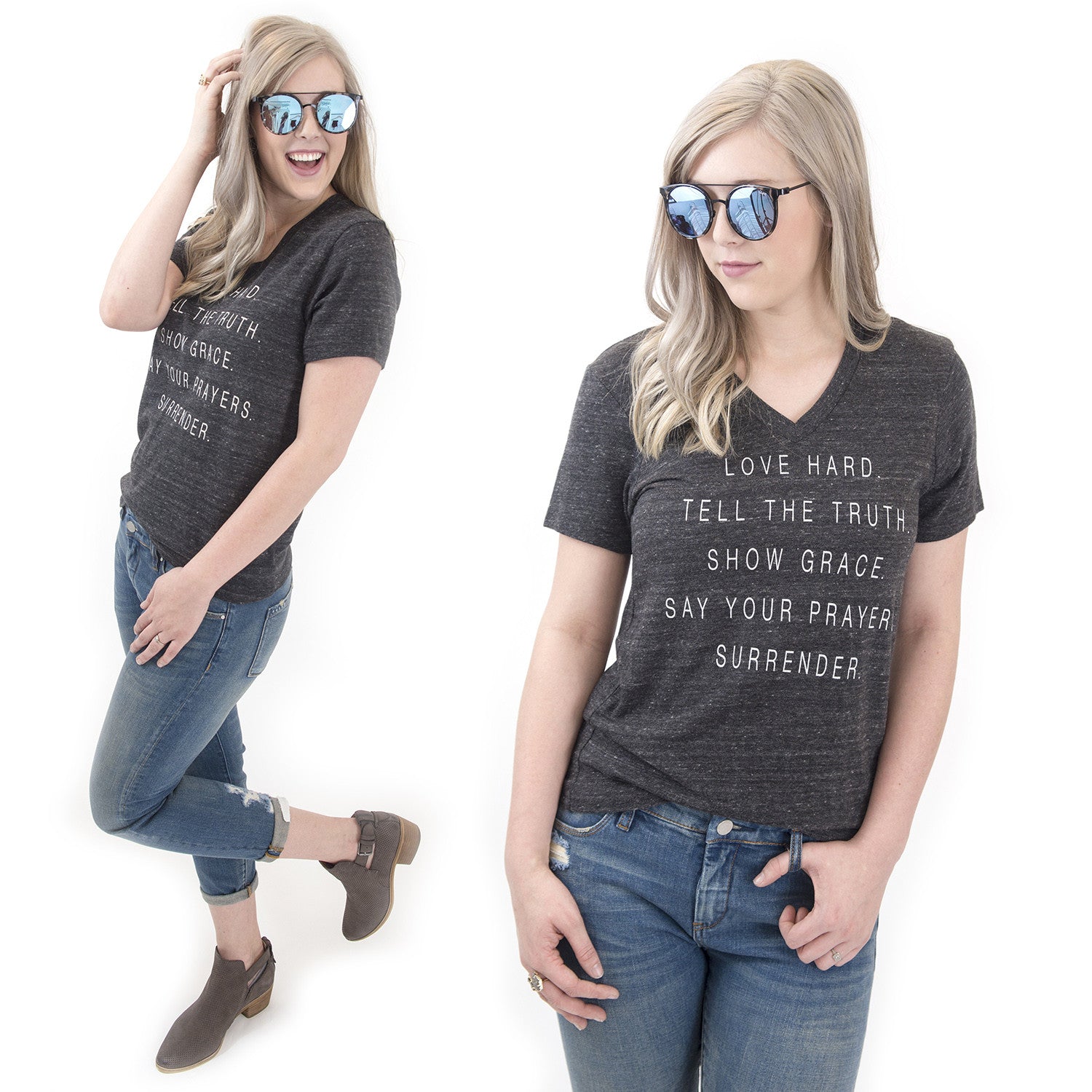women's faith based Christian graphic tee at Eccentrics Boutique