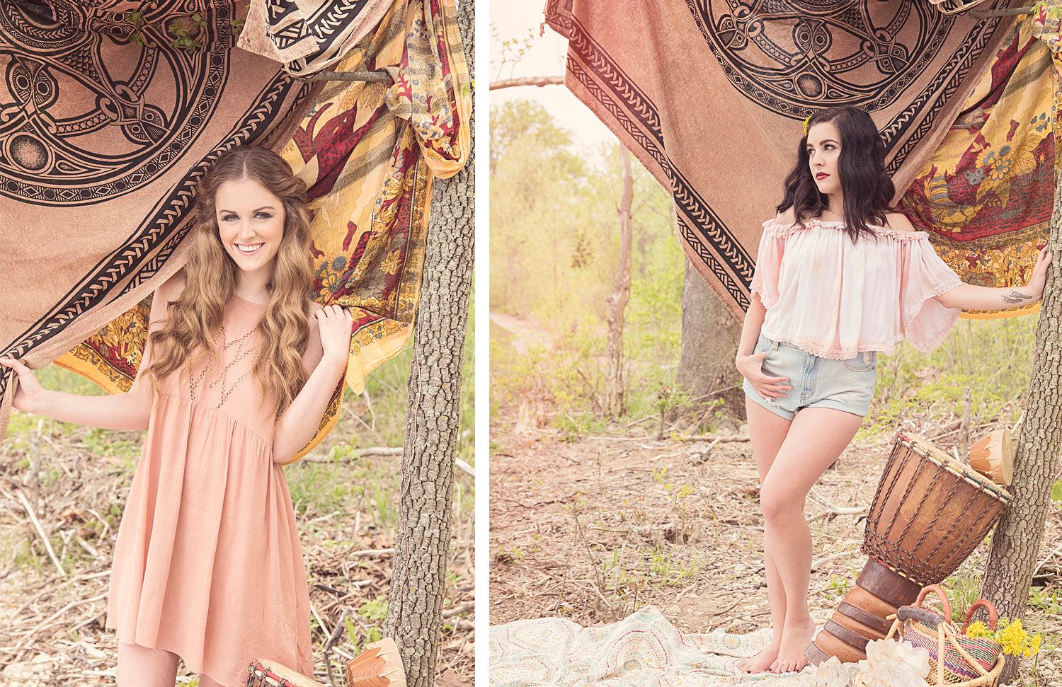 Bohemian inspired summer outfits at Eccentrics Boutique