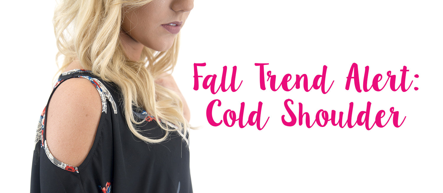 women's cold shoulder fall fashion trend at Eccentrics Boutique