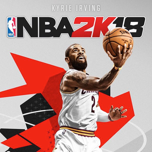 Kyrie Irving nba2k cover deuce brand