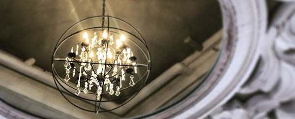 interior glow rod iron chandelier
