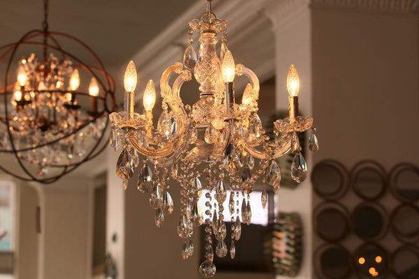 interior glow crystal chandelier