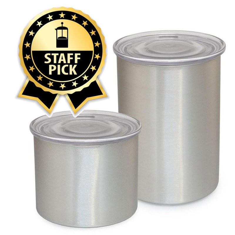Airscape Coffee Canister, Coffee Storage (64 oz. holds 1 lb.) Airscape Stainless-steel Storage Container 64 Oz