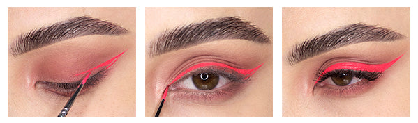 How to Get the Perfect Hydra Liner Consistency for Winged Eyeliner - Application of Scrunchie Hydra FX from SUVA Beauty