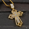 Pandantiv cu Lantisor Pope Cross Gold