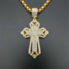 Pandantiv cu Lantisor Pope Cross Gold