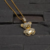 Pandantiv cu Lantisor Sweet Bear Gold