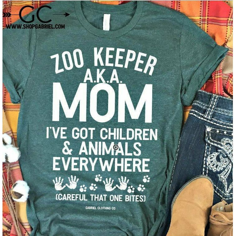 Zoo Keeper Aka Mom Tee