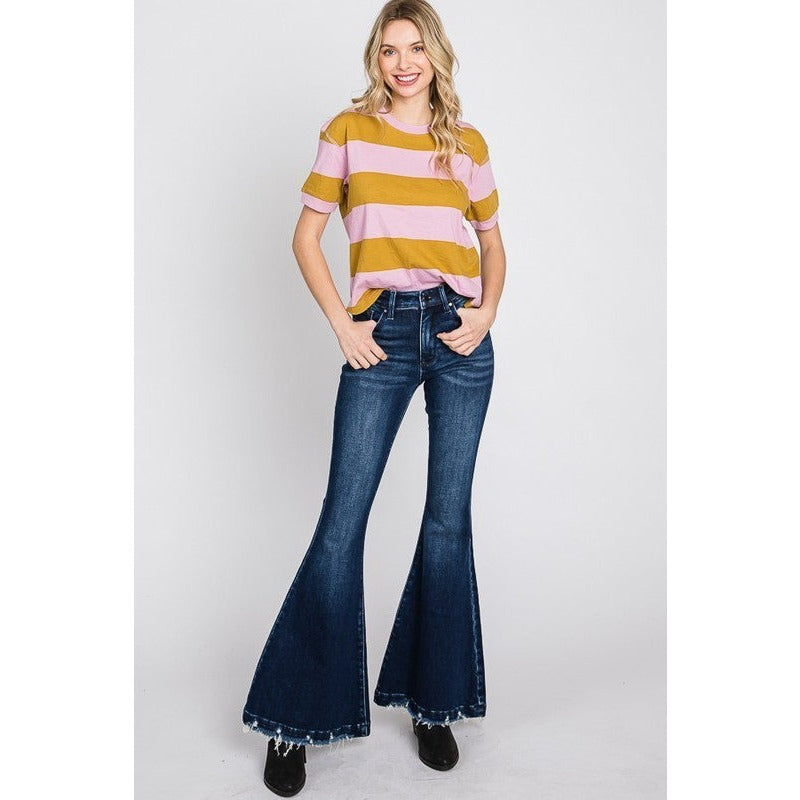Wrenny High Rise Flares Jean