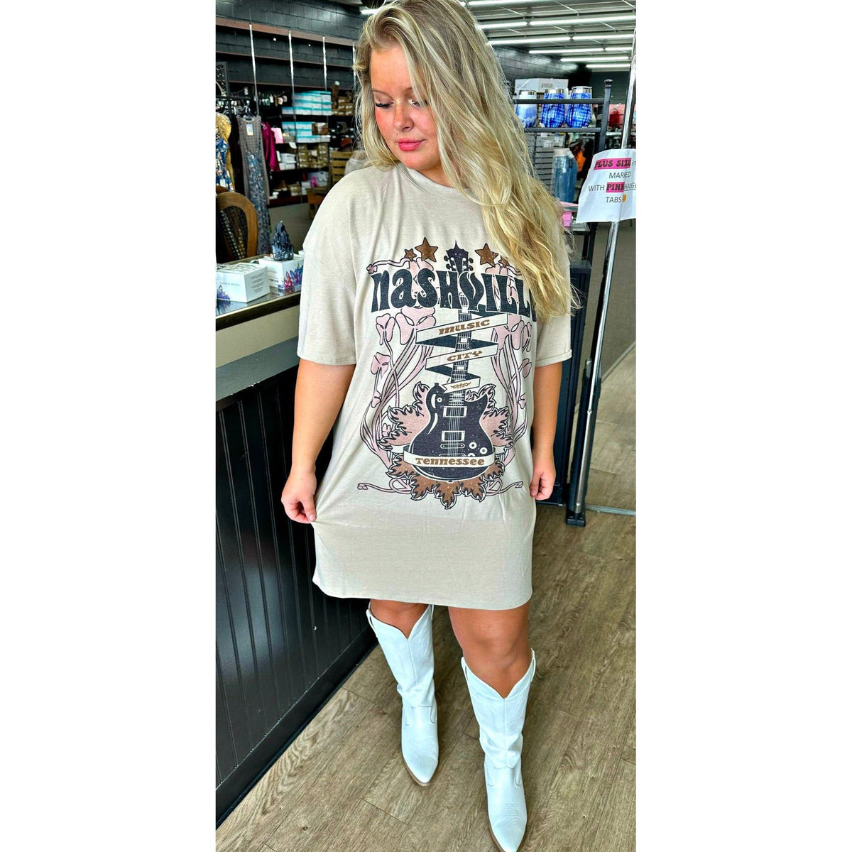 Shania Softest T-Shirt Dress Nashville (2 colors)