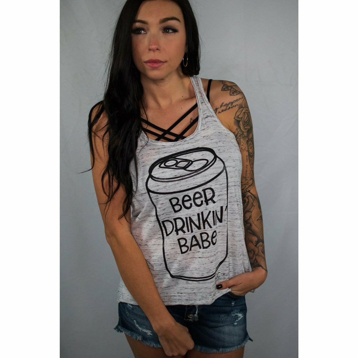 Beer Drinkin&#39; Babe Racerback Tank