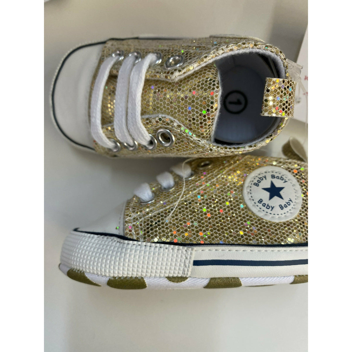 Infant sparkle sneaker shoes ( 6 colors)