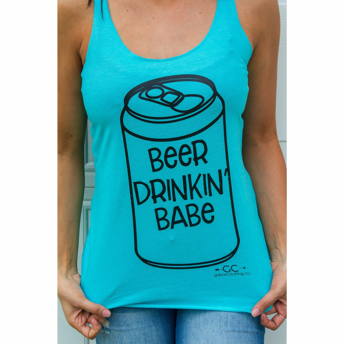 Beer Drinkin&#39; Babe Racerback Tank