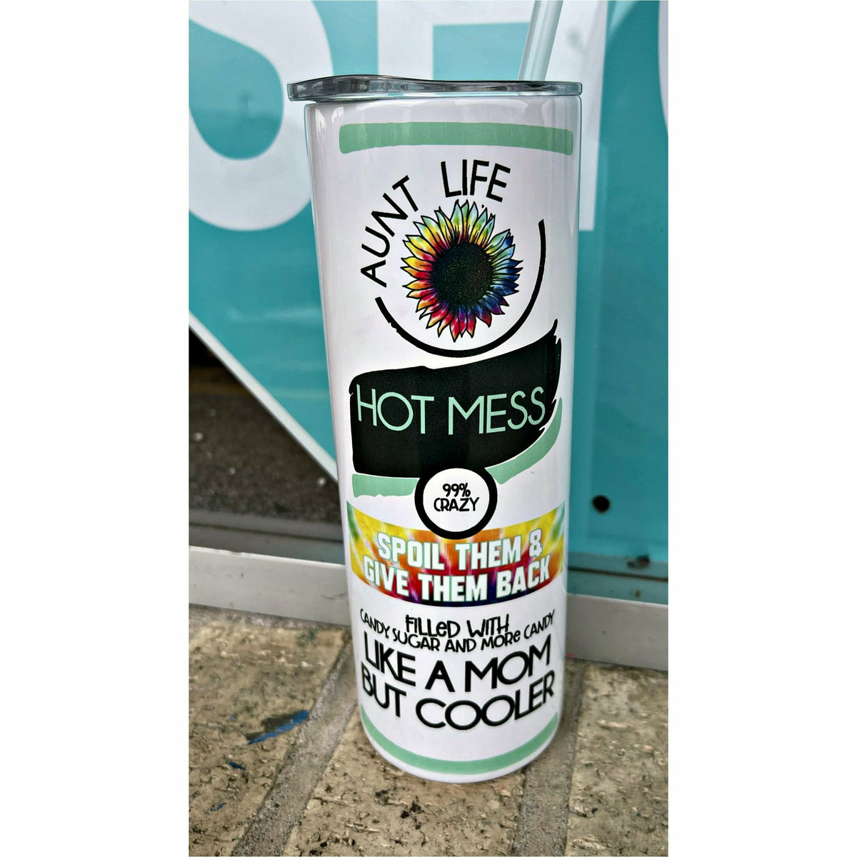 Aunt Life Hot Mess Tumbler