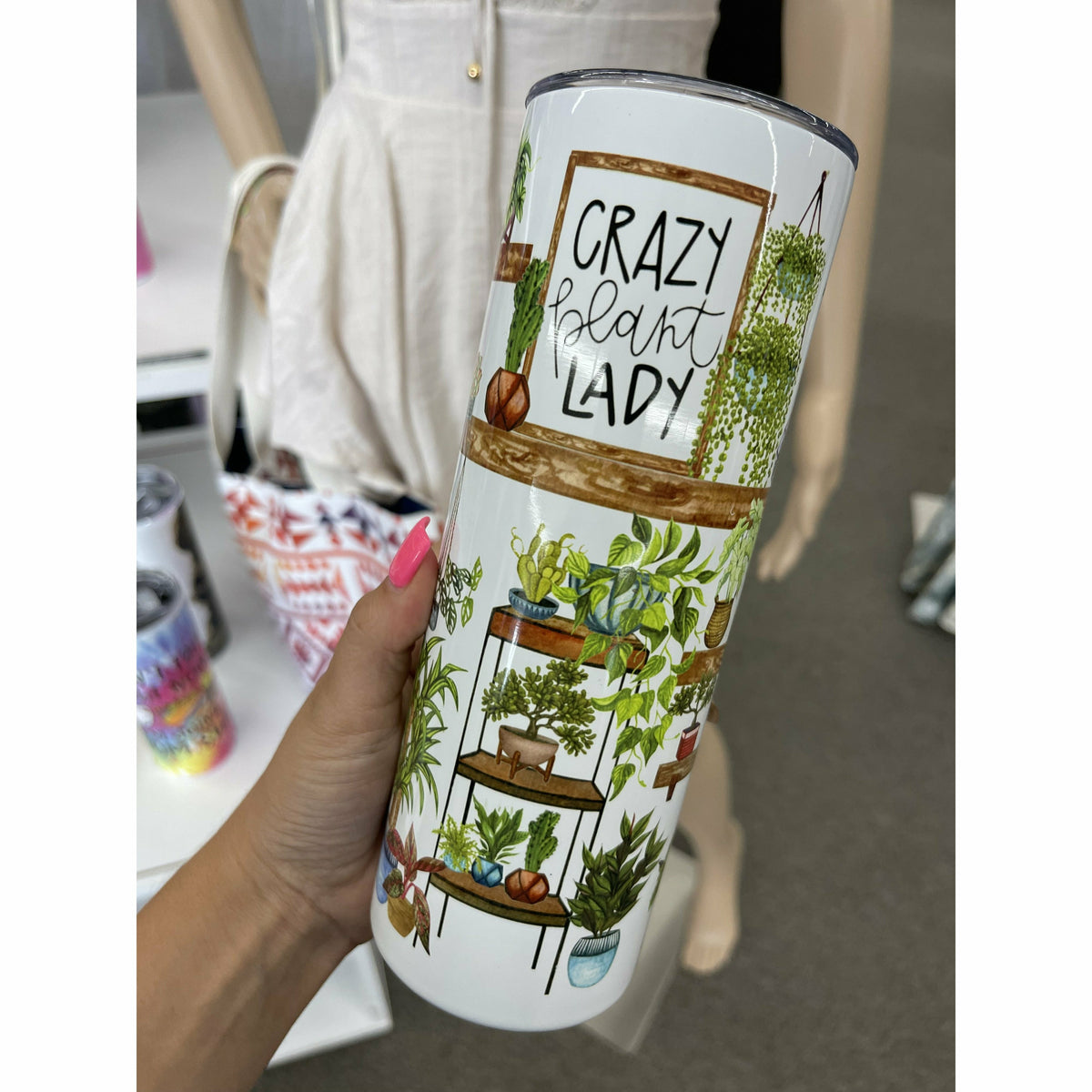 Crazy Plant Lady Tumbler