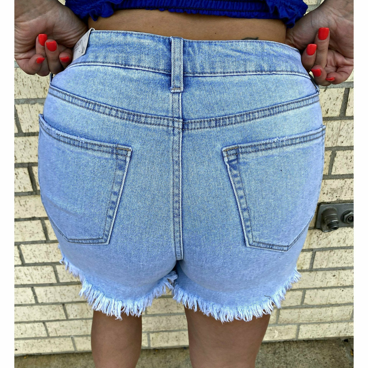 Fav Frayed Denim Shorts