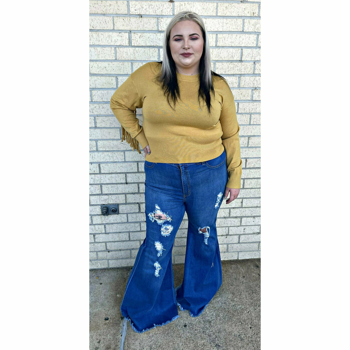 Austin Plus Flare Jeans ( light or dark)