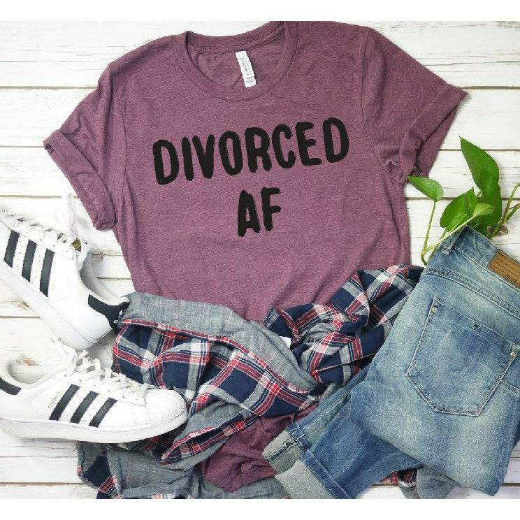 Divorced AF tee - couponlookups