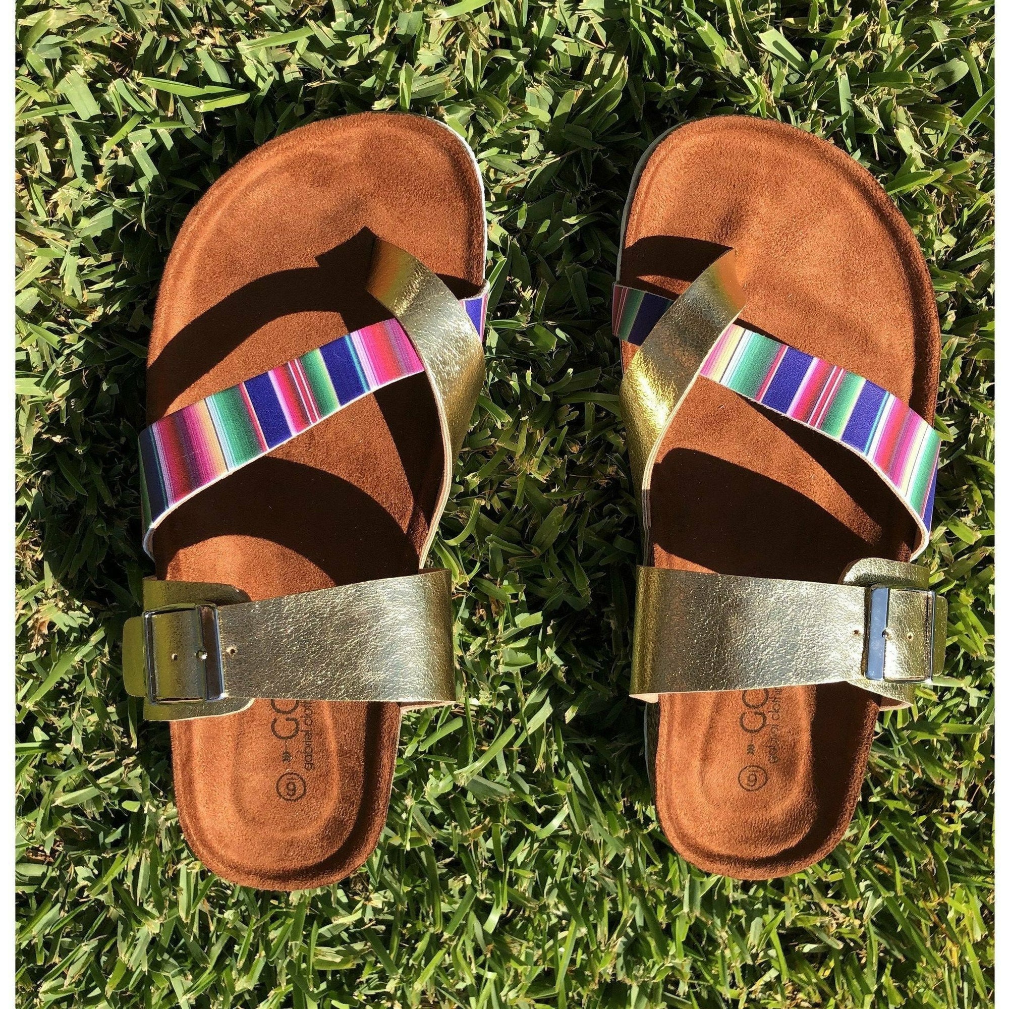 Gold Serape Dream Sandal Pre-Order  (GC EXCLUSIVE) - couponlookups