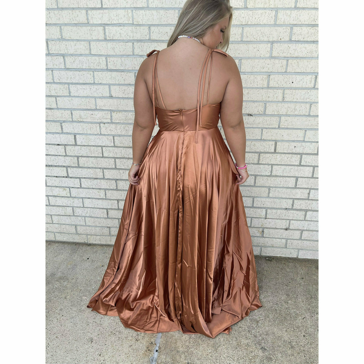 Be My Bridesmaid Satin Dress  (lots of colors)