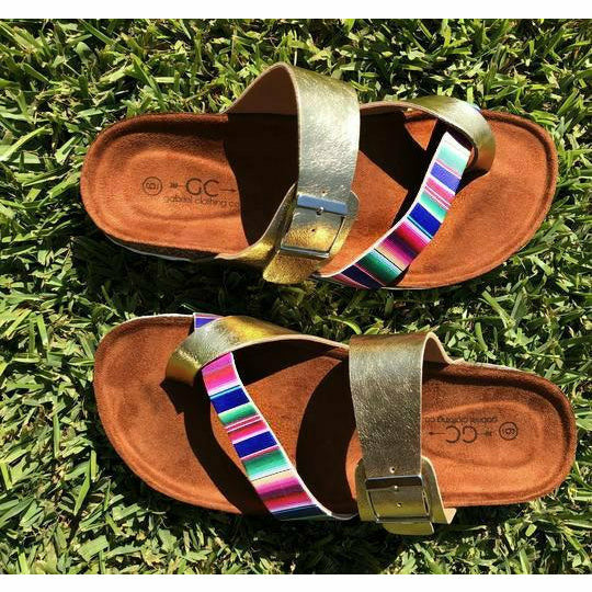 Gold Serape Dream Sandal Pre-Order  (GC EXCLUSIVE) - couponlookups