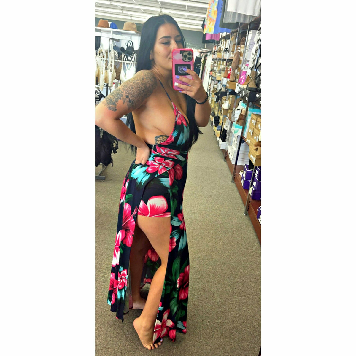 Bahama Breeze Maxi Dress with Shorts