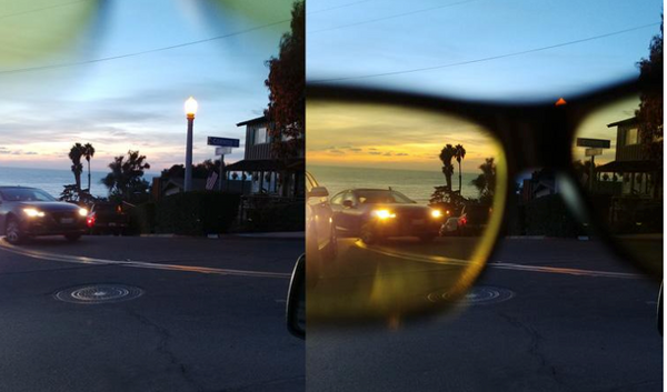 NEU Überzieh Nachtsicht Brille gegen Blendung Auto fahren • BtBj