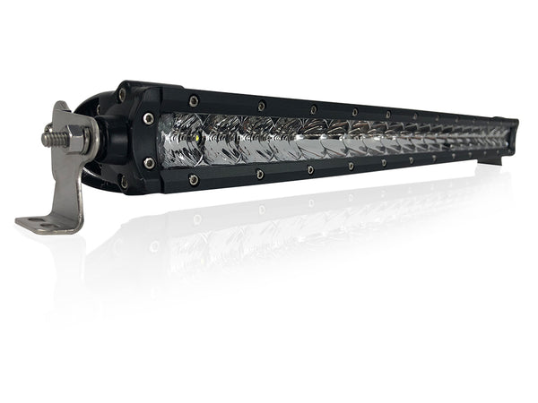 New - 20 Inch Single Row: Oak LED Pro Series 2.0 LED Bar - Spot, Flood, or Combo Beam Pattern (60w/100w) - BLACK OAK LED