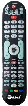 NIPPON AMERICA RCN-SB906BL 6-IN-1 UNIVERSAL REMOTE CONTROL FOR TV, TV2 CABLE, SATELLITE, VCR, AUX & SOUND BAR