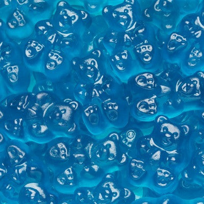 Albanese Gummi Bears Blue Raspberry (20 lb) - Candy Pros