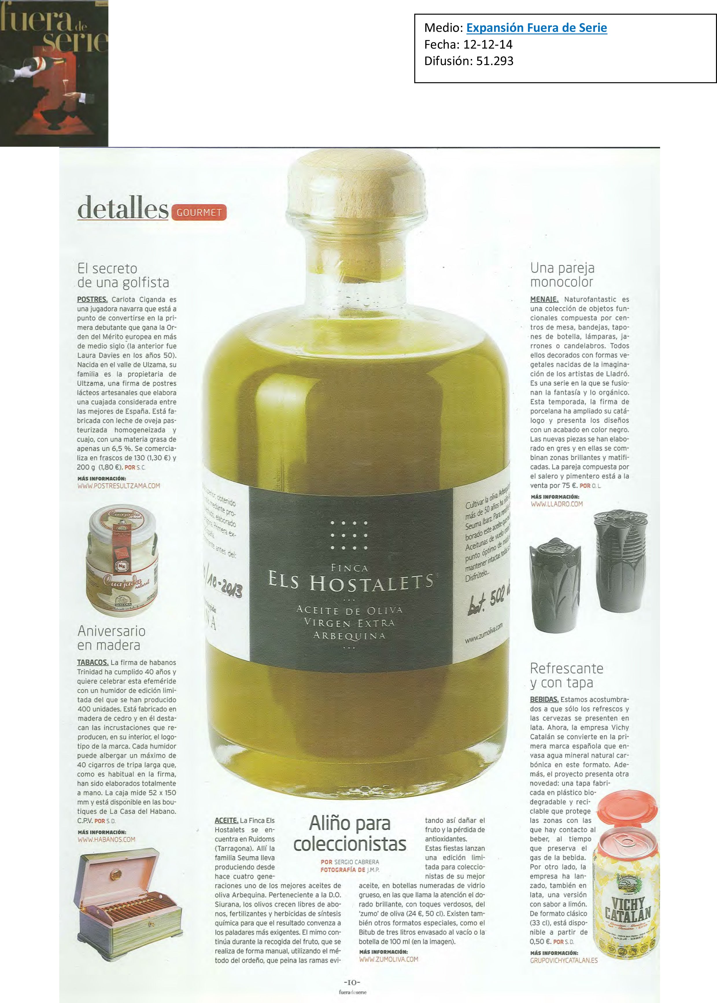 Aceite Finca Hostalets 