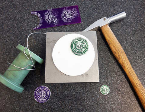 Making the Suffragette brooch