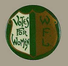 Women's Freedom League button badge