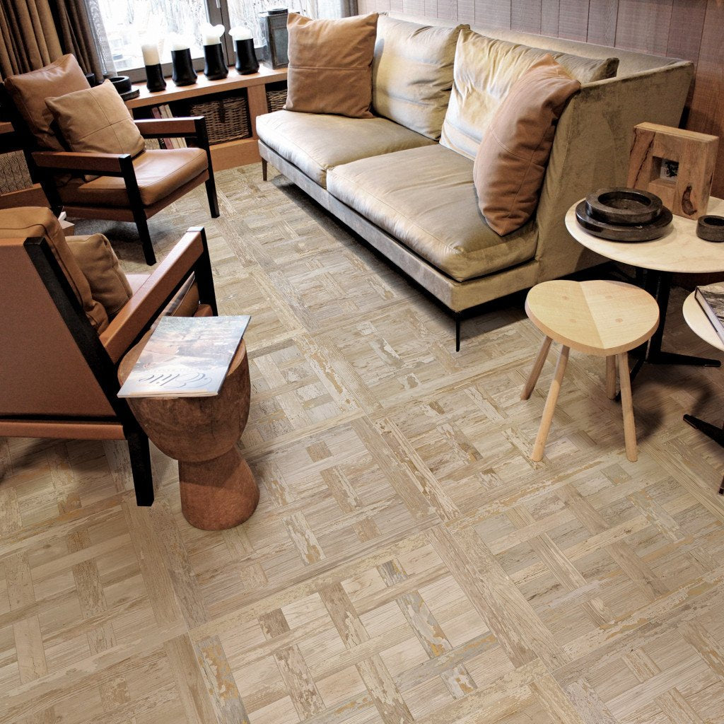 Chamonix Parquet Wood Effect Floor Tiles